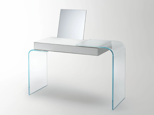 STRATA - Crystal writing desk / dressing table _ Glas Italia